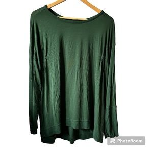Zella Dark Green Long Sleeve Tee